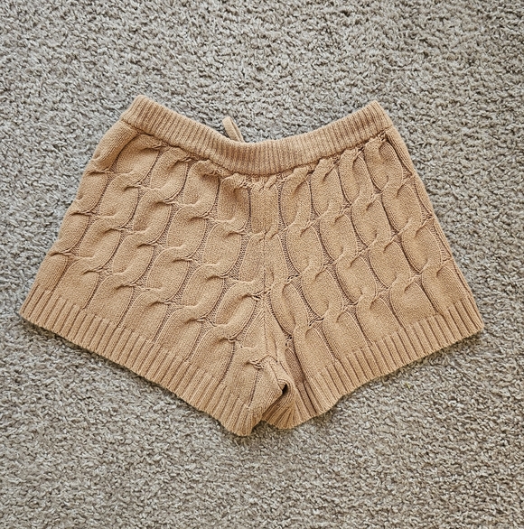 Anthropologie Saturday Sunday Ellyn Cable Knit Shorts Size Small - Picture 6 of 7